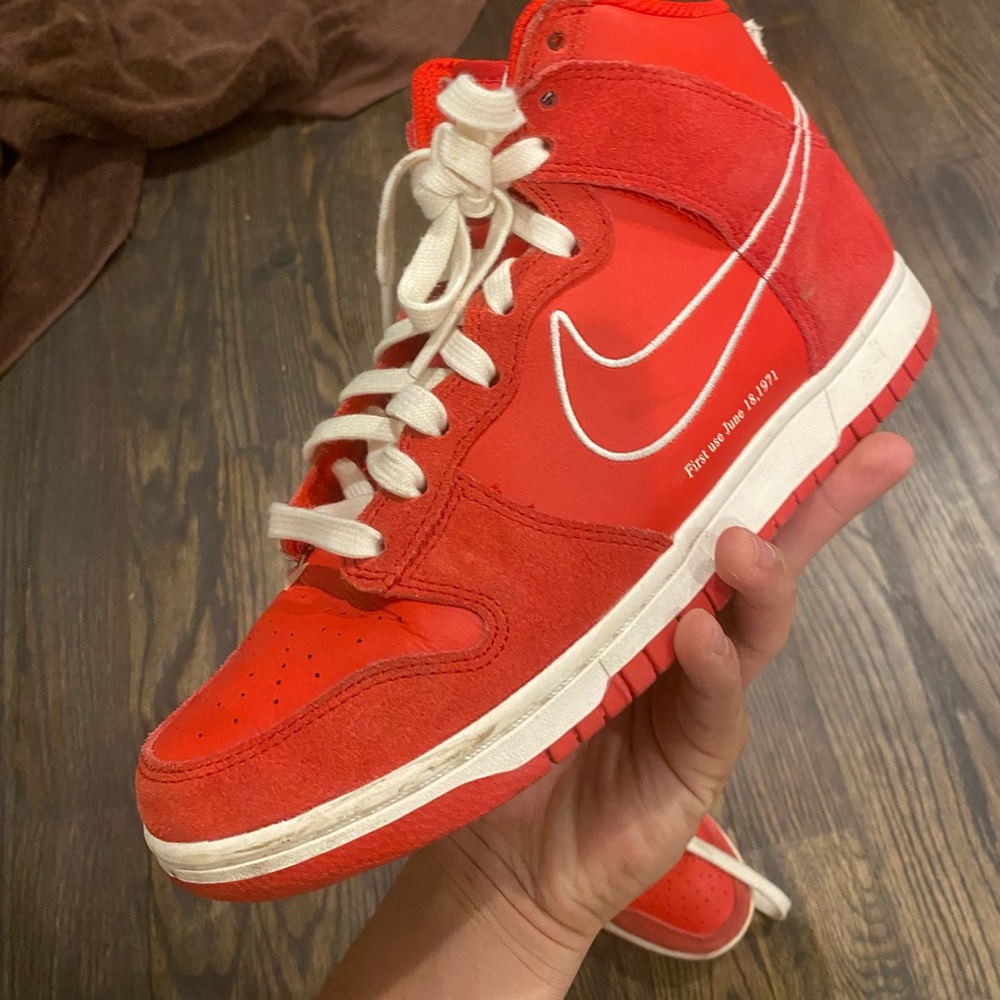 8M 9.5W Nike Dunk Red High Nike SB